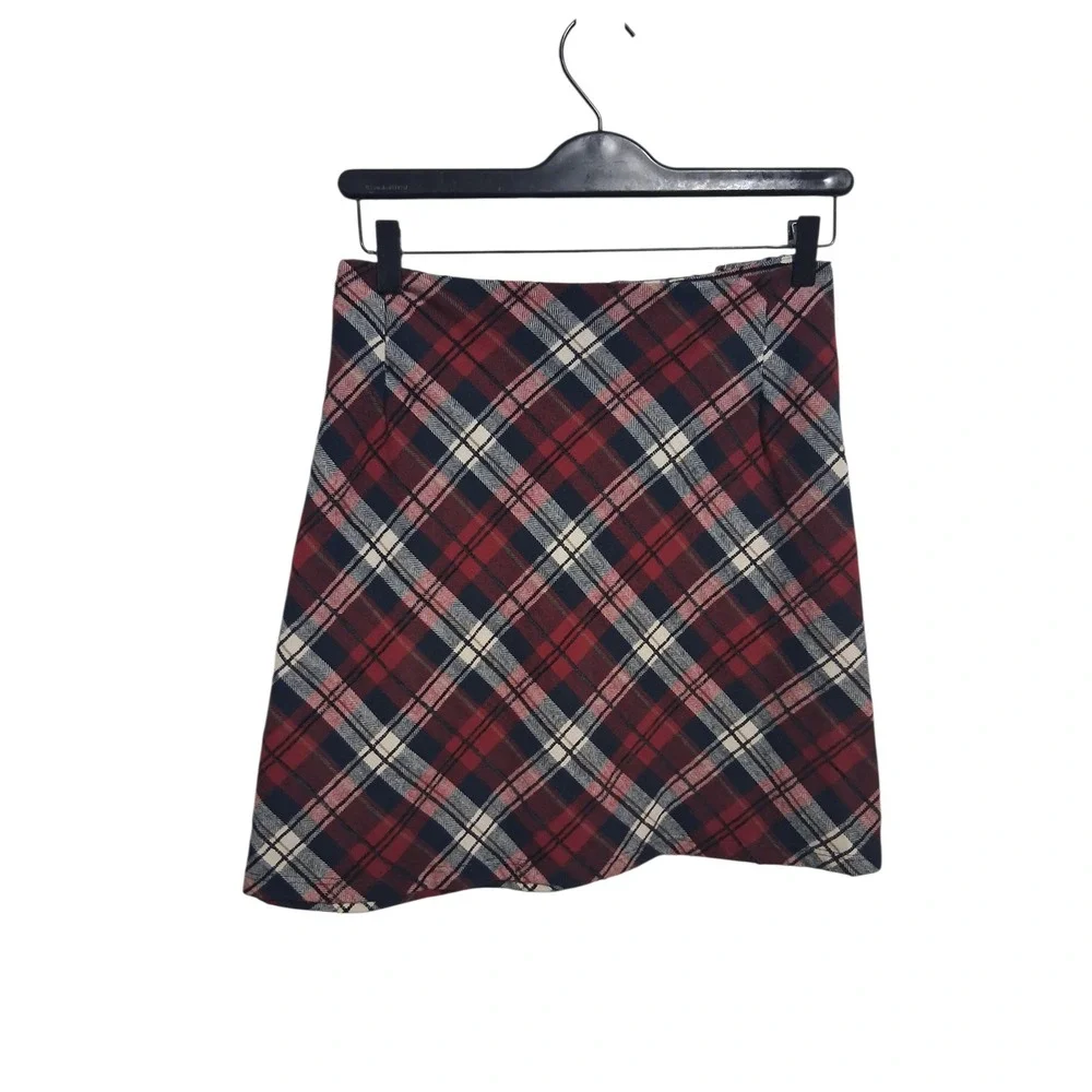 Arula Plaid Academia Varsity Heritage Women's Plus size 3X Flannel Mini Skirt